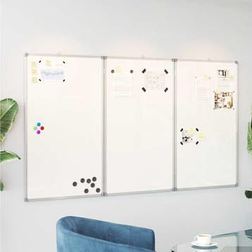 vidaXL Whiteboard magnetisch inklapbaar 180x100x1,7 cm, Verzenden, Nieuw in verpakking