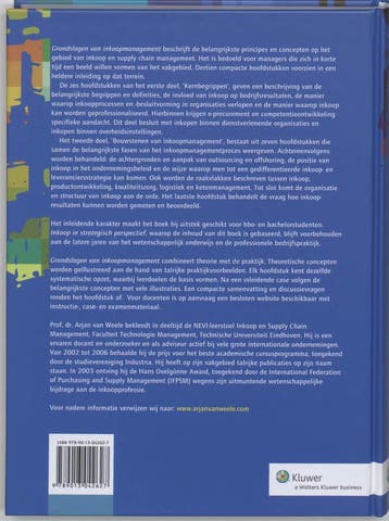 De grondslagen van inkoopmanagement 9789013042627, Verzenden, Gelezen, A.J.van Weelde