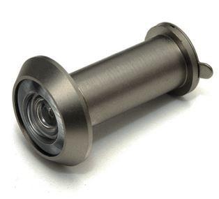 DX Deurspion 200° Brandwerend massief messing rvs finish, Doe-het-zelf en Verbouw, Deuren en Horren, Verzenden, Nieuw
