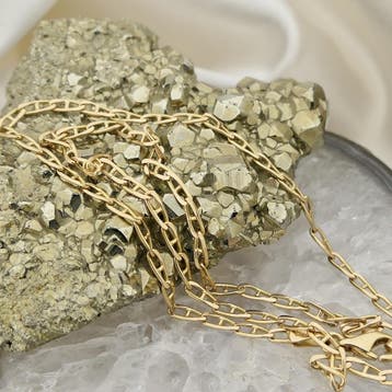 Midas gouden marine schakelketting, Ophalen of Verzenden, Gebruikt, Overige kleuren, Goud