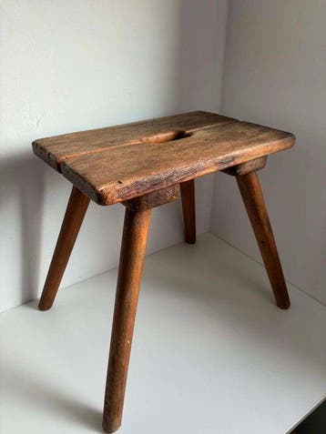 GEBR. KOCH HACHENBURG - Kruk - Eik - Antiek taboret, Antiek en Kunst