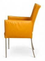 Bert Plantagie Arc stoel, geel leder, Zakelijke goederen, Kantoor en Winkelinrichting | Kantoormeubilair en Inrichting, Overige plaatsen