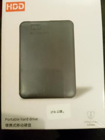 Hoge snelheid 2TB externe HDD USB 3.1type-C draagbare schijf, Computers en Software, Hdd elements, HDD, Nieuw, Ophalen of Verzenden