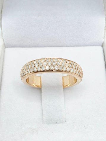 Zonder minimumprijs - Ring Zilver - 1.22ct. tw. Diamant, Nieuw