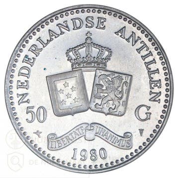 Nederlandse Antillen. Beatrix. 50 Gulden 1980 KWALITEIT