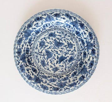 Banier - Beatiful plate Kangxi - China