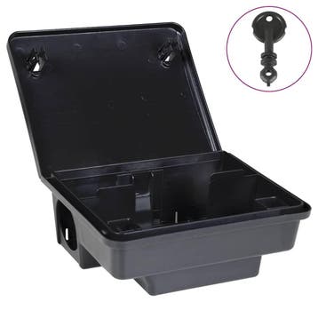 vidaXL Muizenvallen 4 st 23x19x9,5 cm zwart, Verzenden, Nieuw