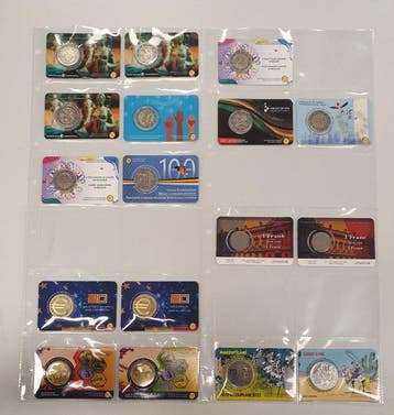 België. Coin Card 2021/2025 (17 stuks) (Zonder minimumprijs)