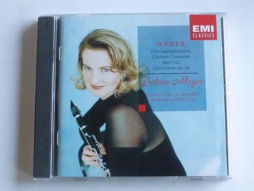 C.M. von Weber - Klarinettenkonzert 1,2 / Sabine Meyer, Ophalen of Verzenden, Zo goed als nieuw