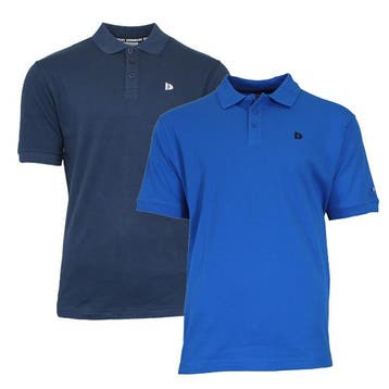 Donnay Donnay Heren - 2-Pack - Polo shirt Noah - Navy &, Verzenden, Nieuw