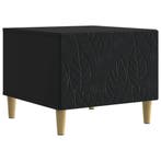 vidaXL Salontafel Zwart 50 x 49 x 40 cm Bewerkt hout, Huis en Inrichting, Tafels | Salontafels, Minder dan 50 cm, Verzenden, Nieuw
