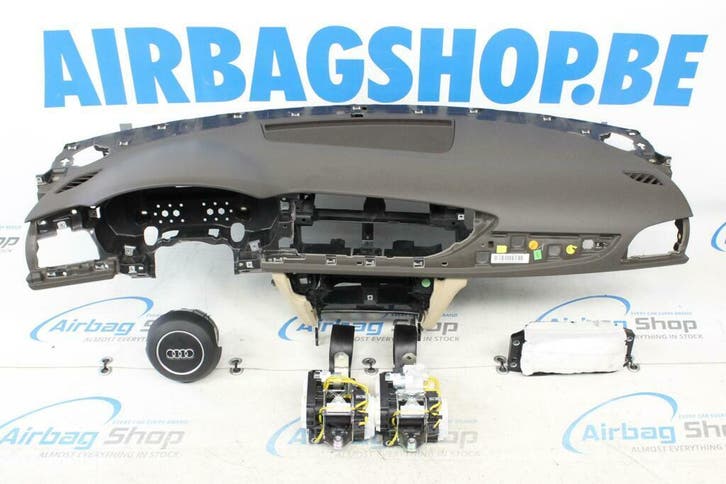 Airbag set Dashboard bruin speaker 3 spaak Audi A6 4G, Auto-onderdelen, Dashboard en Schakelaars, Gebruikt, Audi
