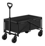 Nieuwe Opvouwbare Bolderkar met Remmen – 80 kg Draagvermogen, Caravans en Kamperen, Bolderkarren, Verzenden, Opvouwbaar, Nieuw