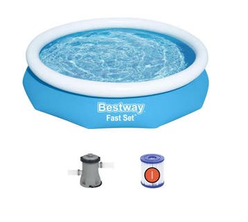 Bestway 3.05m x 66cm zwembad met filterpomp (Tuin), Verzenden, Nieuw