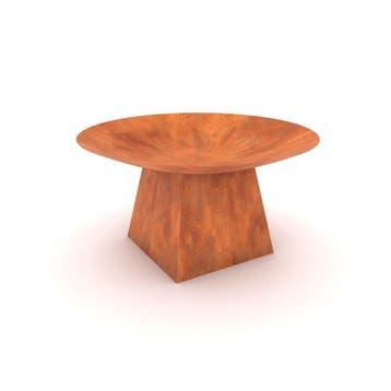 Geroba Reposa 2 vuurschaalhouder 500x500x423mm - Cortenstaal, Verzenden, Nieuw