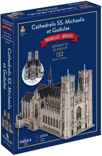 3D Gebouw - St-Michiels en St-Goedelekathedraal Brussel, Hobby en Vrije tijd, Denksport en Puzzels, Verzenden, Nieuw