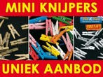 Mini knijpers - Houten knijpertjes - Kleine wasknijpers, Ophalen of Verzenden, Nieuw