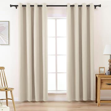 100% Blackout Gordijnen Set | 29% Korting | Laatste Stuk!, Ophalen of Verzenden, Nieuw, Beige