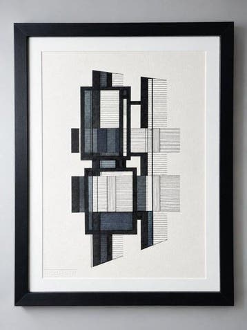 Eugène Eechaut (1928-2019) - Abstract ink composition