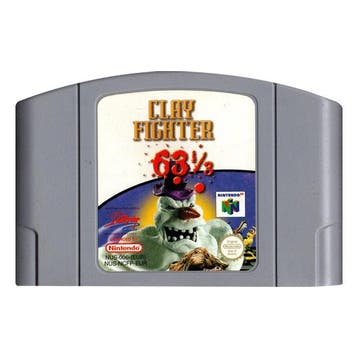 N64 ClayFighter 63 1/3 (Losse cassette), Verzenden, Zo goed als nieuw
