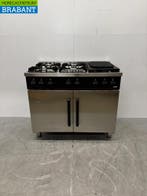 RVS Atag 6 pits Fornuis met bakplaat en dubbele oven 6 x 1/1, Zakelijke goederen, Horeca | Keukenapparatuur, Ophalen of Verzenden
