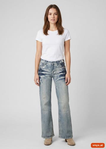 Vintage Jeans Dames maat WW31 / L31 Lichtblauw Vintage, Ophalen of Verzenden, Nieuw