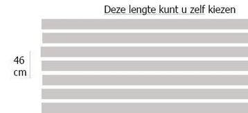 Raamfolie, glasfolie Statisch raamfolie office strepen(45cm), Nieuw