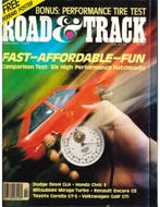 1985 ROAD AND TRACK MAGAZINE FEBRUARI ENGELS, Nieuw, Author