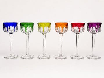 Baccarat - Wijnglas (6) - Kristal - Verres Harcourt Baccarat