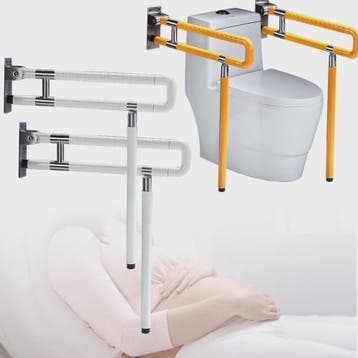 Klapbare Toiletsteun RVS - Wandmontage - Antislip Handgreep, Verzenden, Nieuw