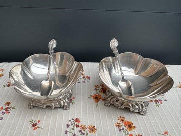 Zoutbakje (4) - .835 zilver - Zilveren zoutbakjes