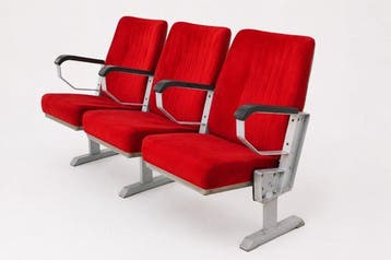Lino Sonego - Fauteuil - Fluweel, Metaal - Rij bestaande uit, Antiek en Kunst