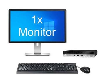 STUNTPRIJS: HP EliteDesk 800 G3 Mini i7 6e Gen incl. 1, 256 GB, 8 GB, Nieuw, Ophalen of Verzenden