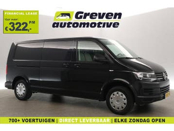 Volkswagen Transporter 2.0 TDI L2H1 140PK | Airco | 3 Zits, Euro 6, Volkswagen, Zwart, Nieuw
