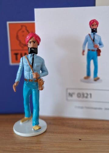 Tintin - Figurine Tintin Carte de voeux 1972 - Pixi /, Nieuw