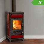 Gietijzeren Houtkachel Ilaria Speksteen/Keramiek AANBIEDING!, Ophalen of Verzenden, Vrijstaand, Hout, Nieuw