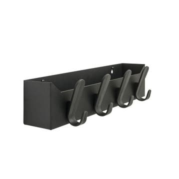 Functionals Krok Box 50 wandkapstok met opbergbox - zwart, Verzenden, Nieuw