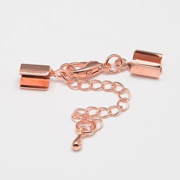 2 x Veterklem met sluiting incl. verlengketting lang 50mm..., Ophalen of Verzenden, Nieuw, Overige typen