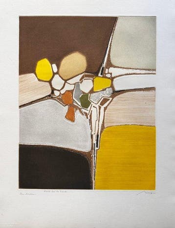 Bernard Munch (1921-2011) - Genêts sur la lande
