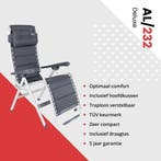 2dekans | Crespo - Relaxstoel - AL/232 - Deluxe - Donker, Ophalen of Verzenden, Zo goed als nieuw, Grijs