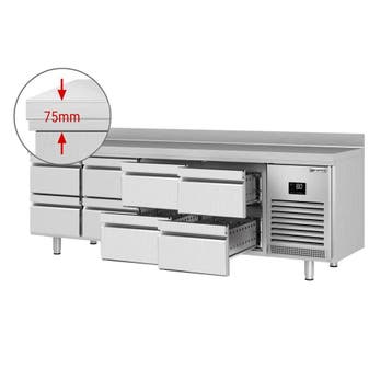 GGM Gastro | Koelwerkbank PREMIUM PLUS - 2452x700mm - 625 |, Verzenden, Nieuw in verpakking, RVS Meubilair