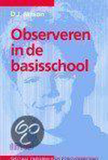 Observeren in de basisschool / Speciaal onderwijs en, Verzenden, Gelezen, D.J. Janson