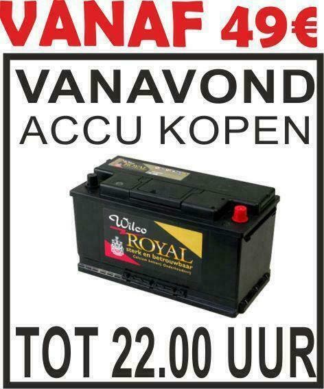 Vrijdagavond accu autoaccu  kopen in Soest tot 22 uur, Auto-onderdelen, Accu's en Toebehoren, Nieuw, Alfa Romeo, Audi, BMW, Citroën
