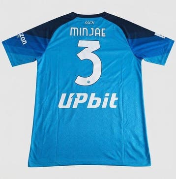 Napoli - Serie A - Minjae Kim - 2022 - Voetbalshirt, Nieuw