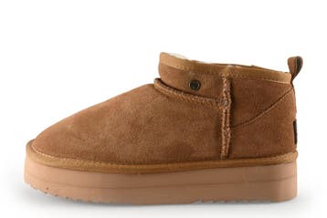 Warmbat Boots in maat 38 Bruin, Kleding | Dames, Schoenen, Bruin, Verzenden, Overige typen, Zo goed als nieuw
