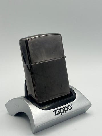 Zippo - Spinner Emblem Fortune Teller - Black Ice Finish, Nieuw