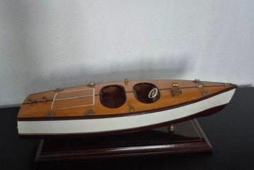 Maritieme objecten - Hout- Riva boot