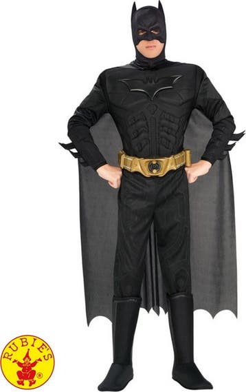 Batman Deluxe - Kostuum - Carnavalskleding - Volwassenen -, Ophalen of Verzenden, Zo goed als nieuw