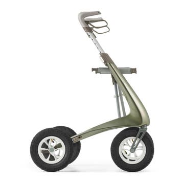 byACRE Carbon Overland Rollator met Dagelijkse tas – Groen, Ophalen of Verzenden, Nieuw