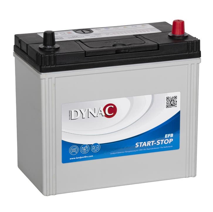Dynac Auto accu EFB 12 volt 50 ah start - stop, Auto-onderdelen, Accu's en Toebehoren, Nieuw, Ophalen of Verzenden